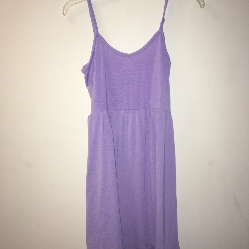 Purple polyester sundress